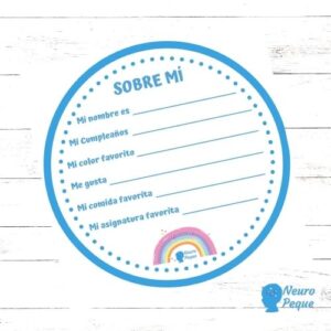 Tarjeta sobre mí