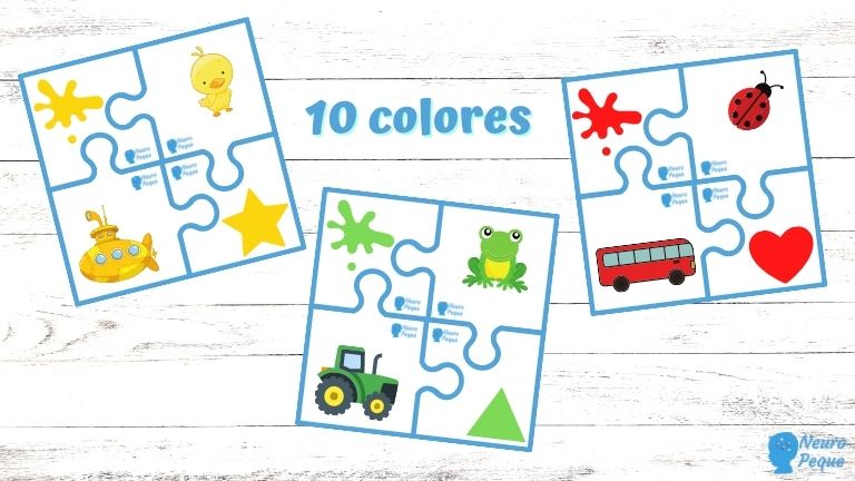 Puzzles de colores