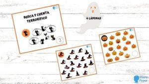 Busca y cuenta terrorífico