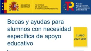 Becas NEE curso 2022-2023