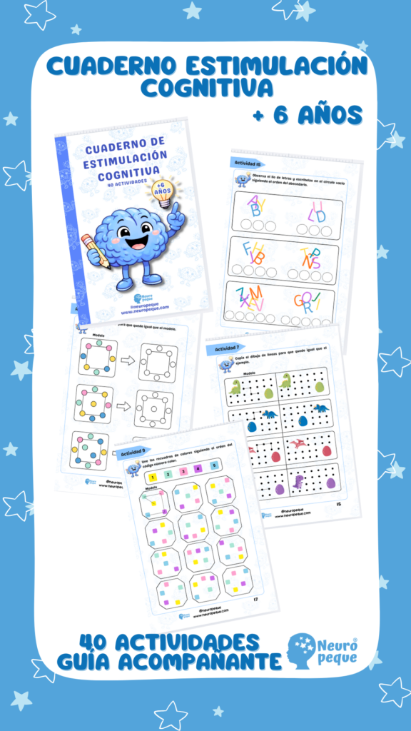cuaderno de estimulación cognitiva +6 años 2