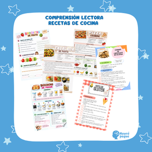 COMPRENSIÓN LECTORA RECETAS COCINA
