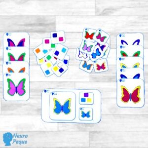 mariposas de colores