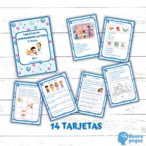 tarjetas comprensión lectora