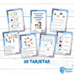 tarjetas comprensión lectora