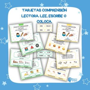 tarjetas comprensión