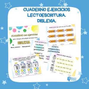 cuaderno lectoescritura dislexia