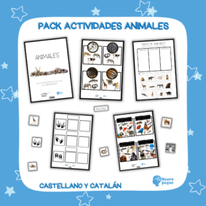 ACTIVIDADES DE ANIMALES. HUELLAS Y PIELES