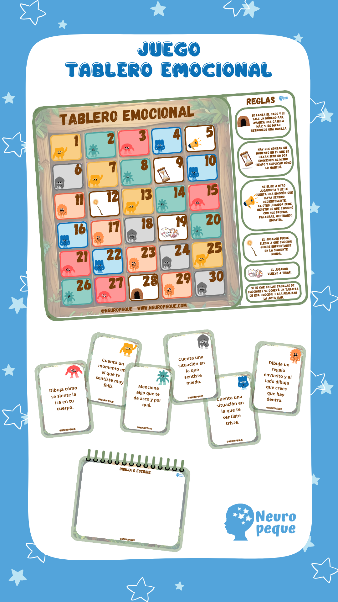 juego tablero emocional