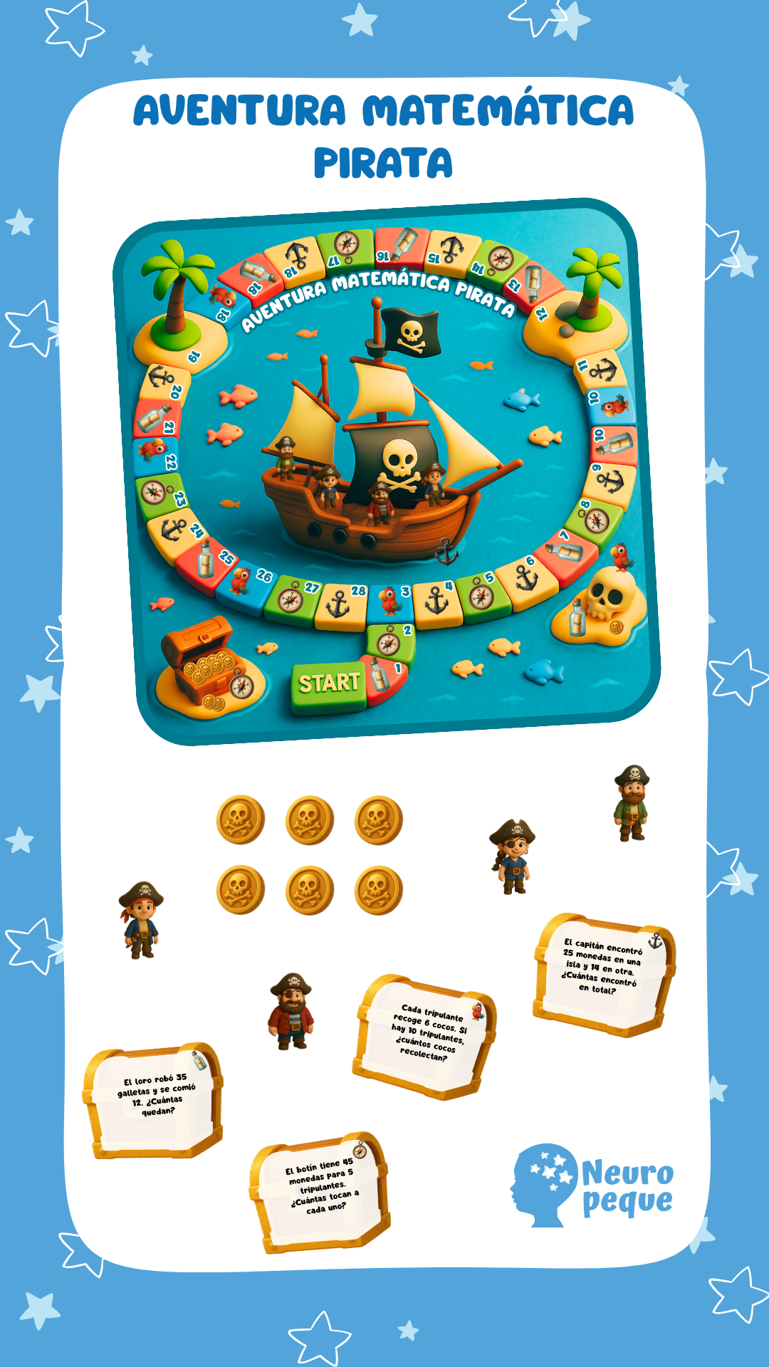 aventura matemática pirata