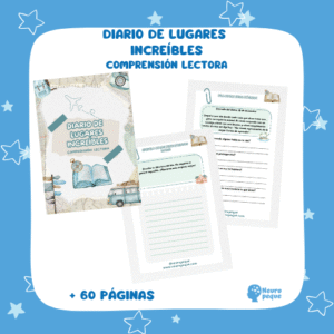 comprensión lectora diario de lugares increíbles
