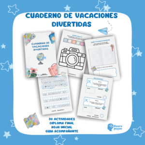 cuaderno actividades vacaciones