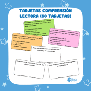 TARJETAS COMPRENSIÓN LECTORA 1