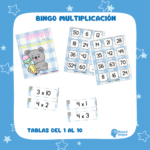 BINGO MULTPLICACIÓN