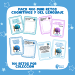 PACK 400 MINI RETOS COGNITIVOS Y DEL LENGUAJE 2
