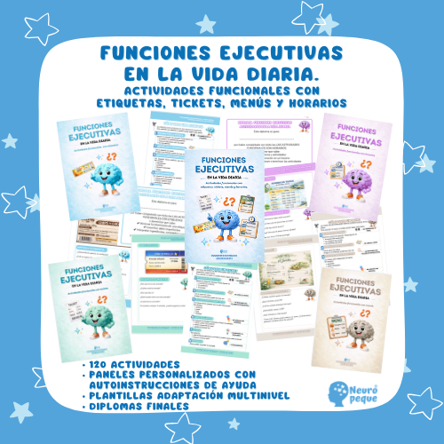 Funciones ejecutivas. actividades funcionales