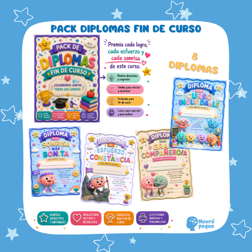 PACK DIPLOMAS FIN DE CURSO