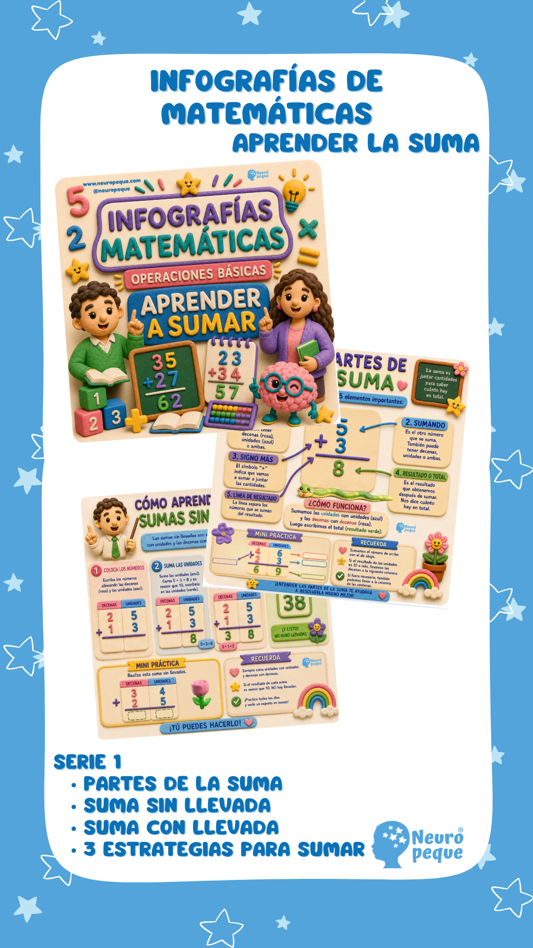 PACK INFOGRAFÍAS SUMAS