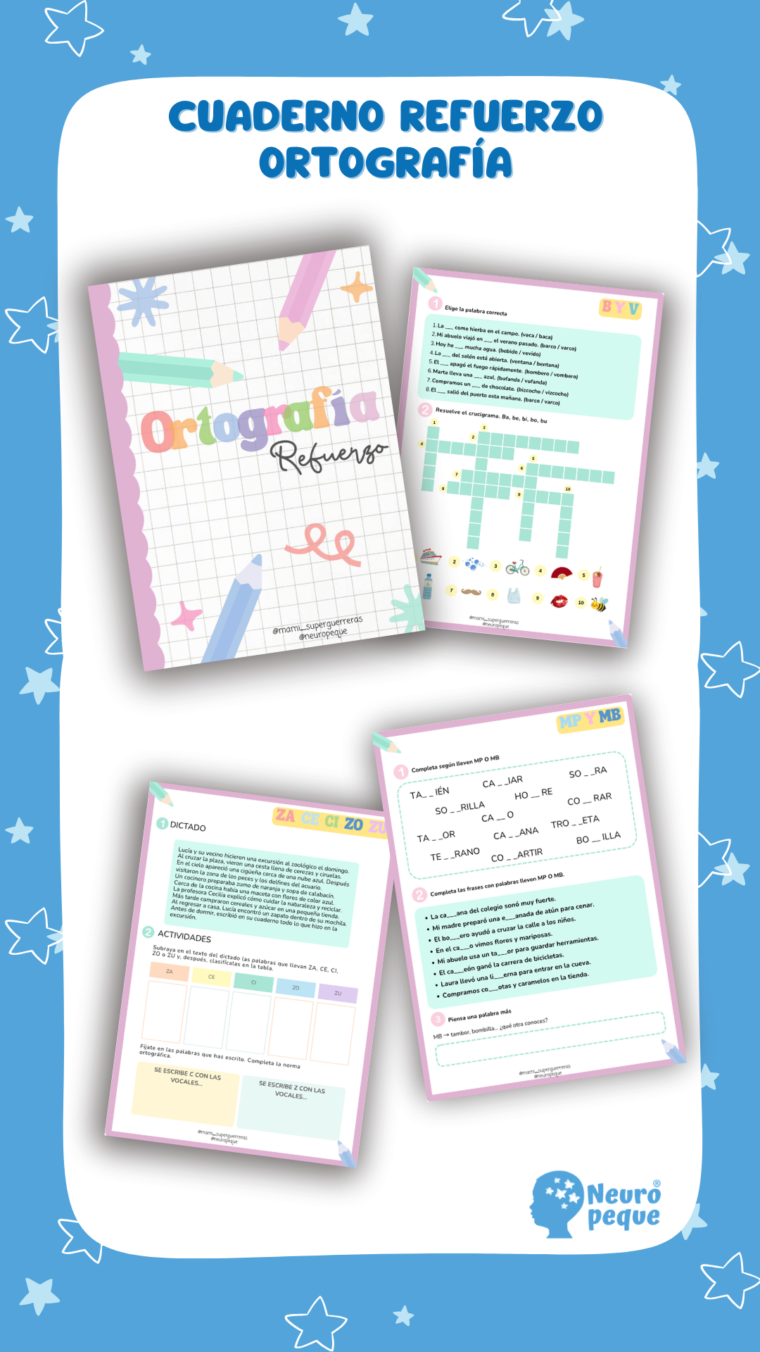 Cuaderno refuerzo ortografía 1