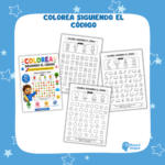 COLOREA SIGUIENDO EL CÓDIGO 1