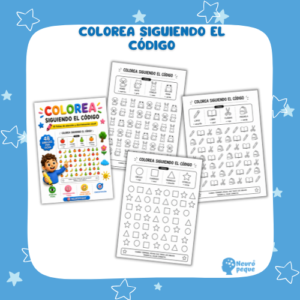 COLOREA SIGUIENDO EL CÓDIGO 1