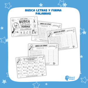 BUSCA LETRAS Y FORMA PALABRAS