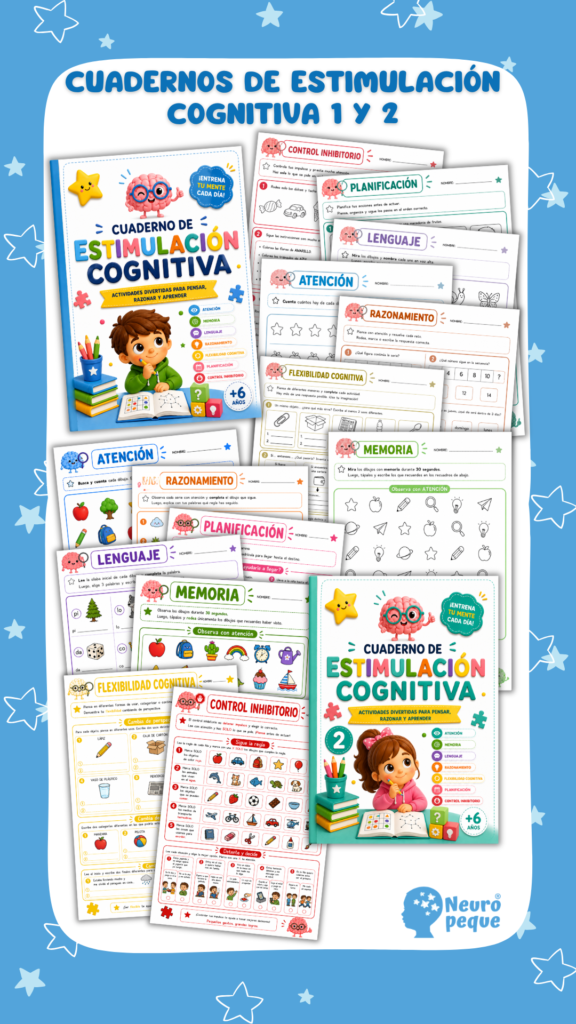 CUADERNOS DE ESTIMULACIÓN COGNITIVA 1 Y 2