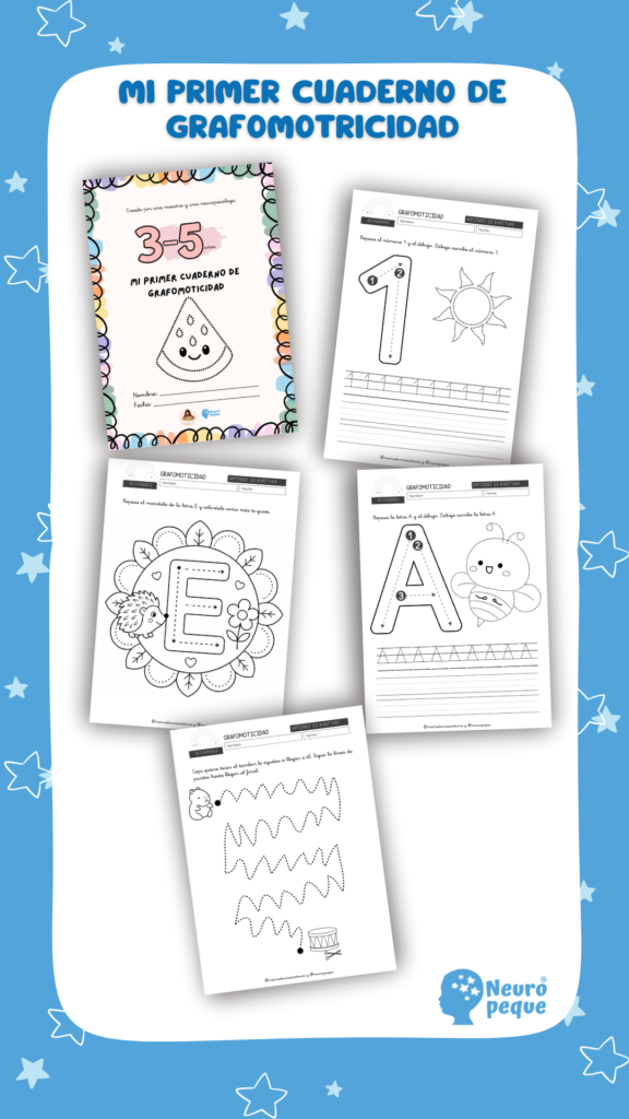 MI PRIMER CUADERNO DE GRAFOMOTRICIDAD