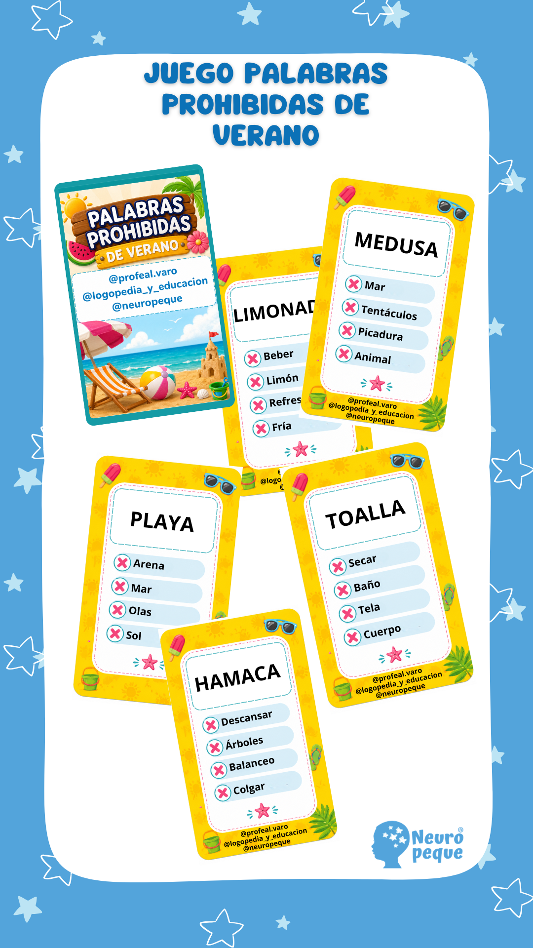 PALABRAS PROHIBIDAS DE VERANO