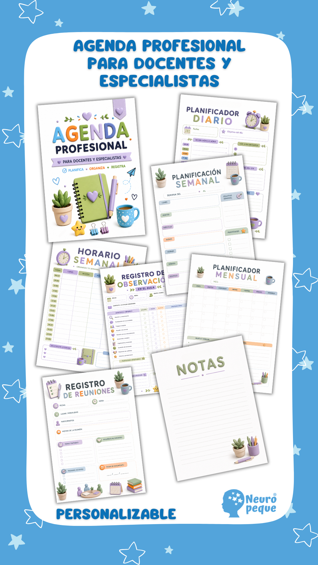 AGENDA PROFESIONAL PARA DOCENTES Y ESPECIALISTAS 1