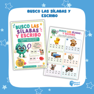 BUSCO LAS SÍLABAS Y ESCRIBO 1