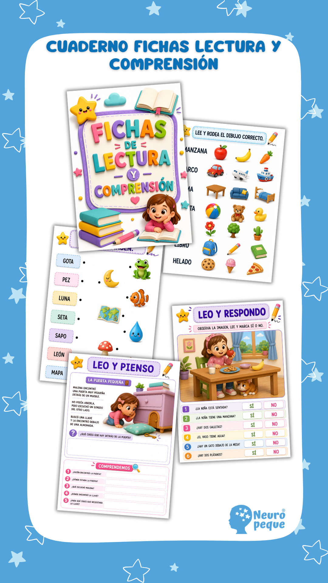 CUADERNO FICHAS LECTURA Y COMPRENSIÓN