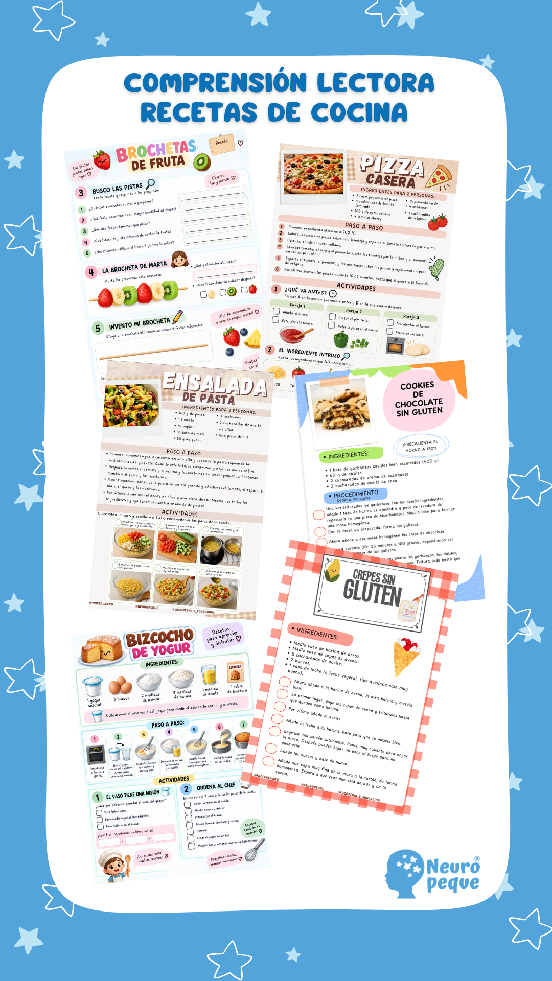 COMPRENSIÓN LECTORA RECETAS